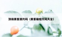 顶级黑客源代码（黑客编程代码大全）