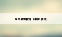 学生黑客被抓（黑客 被抓）