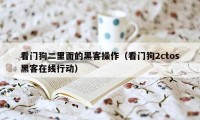 看门狗二里面的黑客操作（看门狗2ctos黑客在线行动）