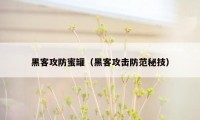 黑客攻防蜜罐（黑客攻击防范秘技）