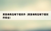 黑客病毒在哪下载软件（黑客病毒在哪下载软件安全）