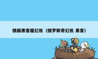 俄国黑客魔幻熊（俄罗斯奇幻熊 黑客）